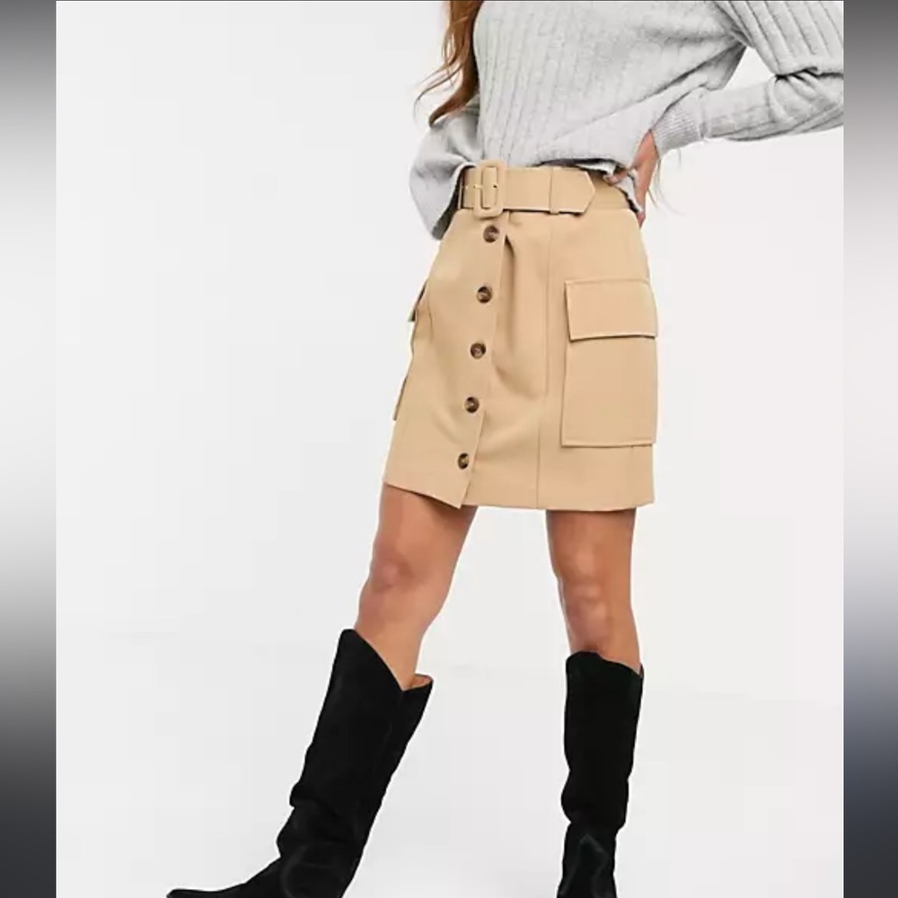 River Island cargo mini skirt